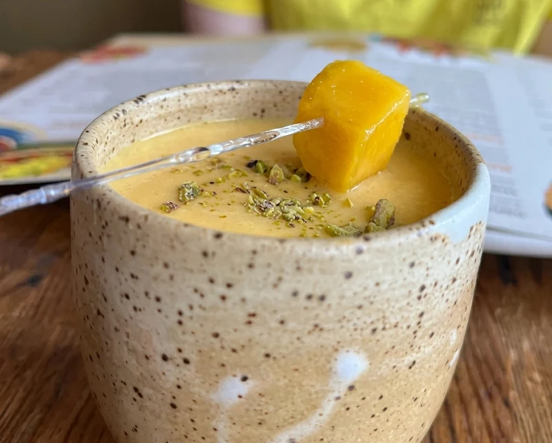 Delicious mango lassi in Calgary, AB